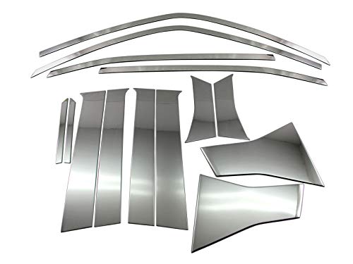 【送料無料】BRIGHTZ ekワゴン B33W B36W 超鏡面ステンレスメッキピラーアッパーウィンドウセット 14PC..