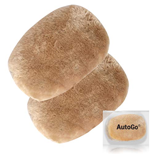 【送料無料】AutoGo 洗車用ムートングローブ 2個セット【オーストラリア産ムートン100%】洗車グローブ ..