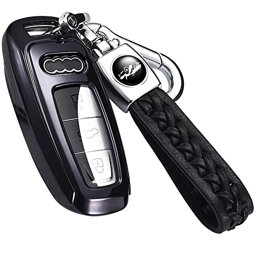 【送料無料】【YOSHINARI】 アウディ Audi 2018 2019 Audi A6 A6 Avant A7 A8 A8L 専用キーケース キーカバー キーホルダー アクセサリー 全面カバー 新型