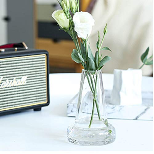 【送料無料】YHOMBES ミニ花器 ガラス花瓶 透明 フラワーベース 一輪挿し フローラ花器 水栽培 インテ..