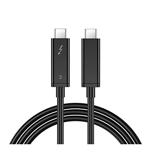 【送料無料】MacBookラップトップ用Cablecc USB4 Type-C Thunderbolt 3オス-Thunderbolt 3オス40Gbpsケ..