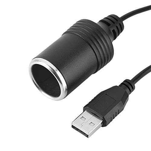 【送料無料】シガレットライターソケット USBポート 12V 車用 メス変換アダプタコード usb シガーソケット 変換 車載充電器 30cm 2