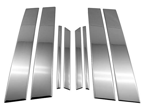 【送料無料】BRIGHTZ ハリアー 60 65 超鏡面ステンレスメッキピラーパネル バイザー無用 14PC 【 PIL−S..