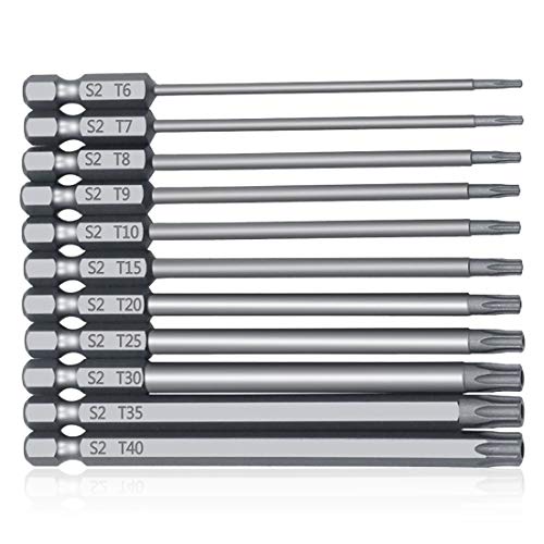 【送料無料】SeonFook トルクスドライバー 星形 梅の花 ドライバーセット ドリル ビット工具 六角軸 6...