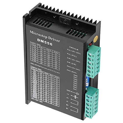 【送料無料】Fafeicy ステッピングモーター ドライバー 20-50VDC DM556 低ノイズ 干渉防止 200kHz パル..