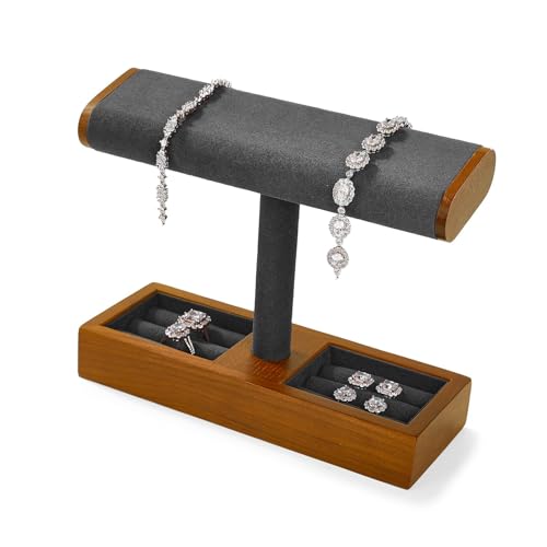 【送料無料】Woodten 時計ブラケット時計滑り止め時計スタンドブレスレットラック収納ラックブレスレッ..