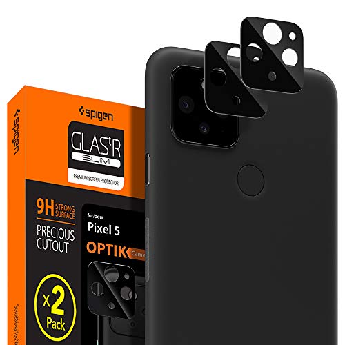 【送料無料】Spigen Glas tR Optik Google Pixel 5 用 カメラフィルム 保護 Pixel5 用 カメラ レンズ 2..