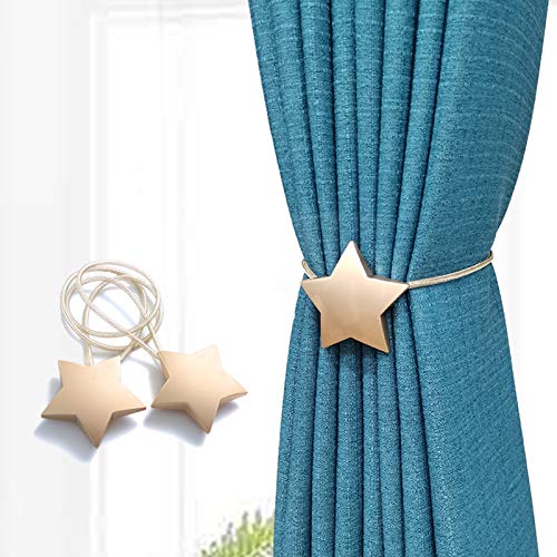 【送料無料】Sitengle カーテンタッセル マグネット 星 クリスマスプレゼント カーテンアクセサリー 強..