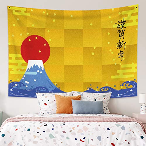 【送料無料】Qinunipoto タペストリー ポリエステル材質 各サイズ 型 新年tapestry