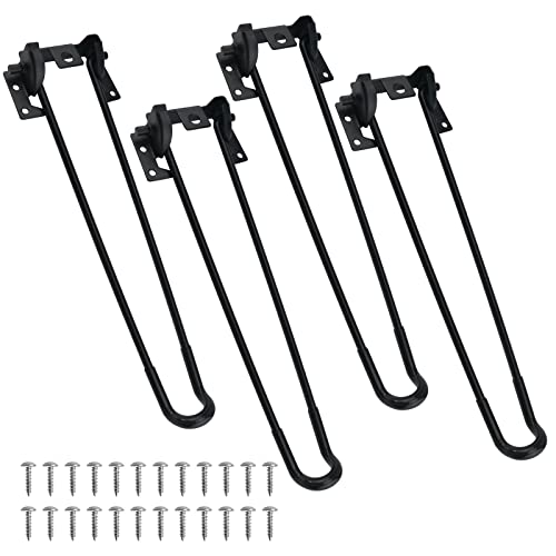 【送料無料】7Akiranoai 4本セット折りたたみ脚 32cm 折りたたみ式テーブル脚 ネジが付き組み立て 折り畳み脚 座卓用