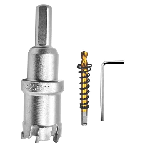 【送料無料】YUENTOEN 超硬ホールソーセット 穴あけ 切削工具 チップ 付き 六角軸 ホールカッター ステ..