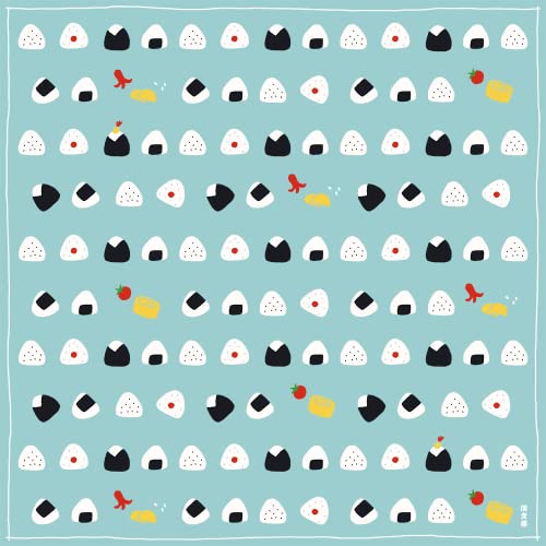 【送料無料】濱文様 小布（風呂敷 50cm） おむすびならべ