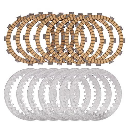 【送料無料】AHL 15枚セット バイク用 クラッチ板 クラッチフリクションプレートキット 22U-16321-00-00 適用:ヤマハ XV1000 Vira...