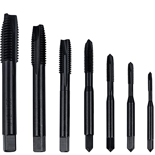 【送料無料】Bestgleねじ切りタップセット7本セット HSSタップドリルセット スパイラルタップ ネジ切り..