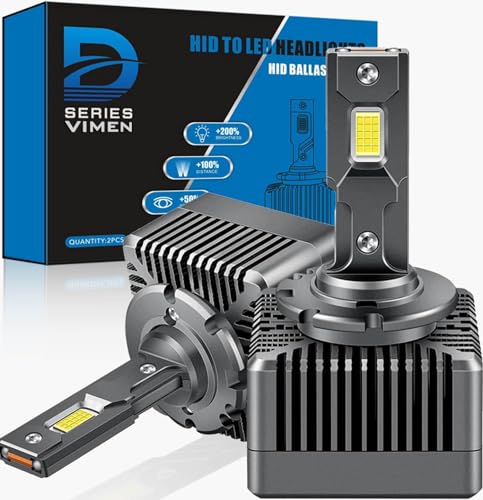 【送料無料】D1S D2S D3S D4S LED ヘッドライト 純正交換 LED バルブ 6500K ホワイト 車検対応 無加工交換 10000LM 12V/24V車対応 輸入車対応 VIMEN最新型 LEDバルブ 2個セット