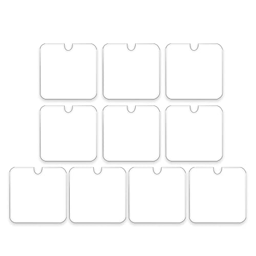 【送料無料】Rimikuru ラバーストラップガード キーホルダーカバー たて型 透明 10枚セット 長方形 カ..