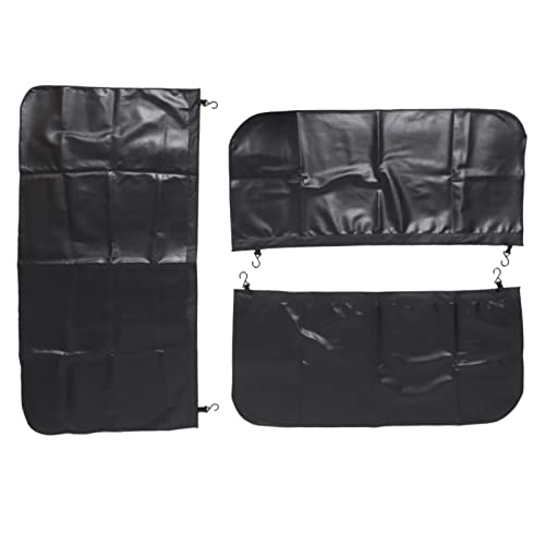 【送料無料】LIFKOME フェンダーカバー ストラップ 自動車用フェンダーマットセット マグネット付 3枚セット 自動車カバー