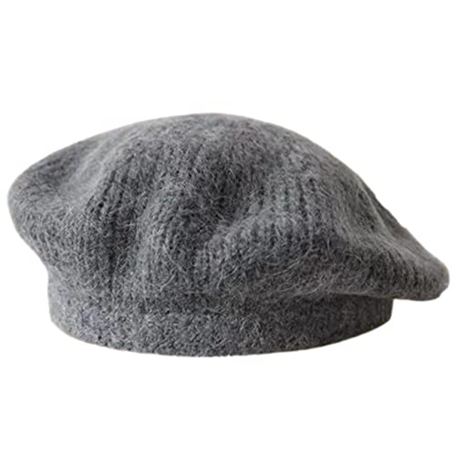 【送料無料】[Nestkanina] ふわふわ ベレー帽 あったか かわいい もこもこ おしゃれ レディース 無地 ..