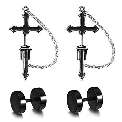 【送料無料】Kesaeki メンズピアス 両耳 ピアス メンズ フープピアス シルバー925 イヤリングメンズ ピ..