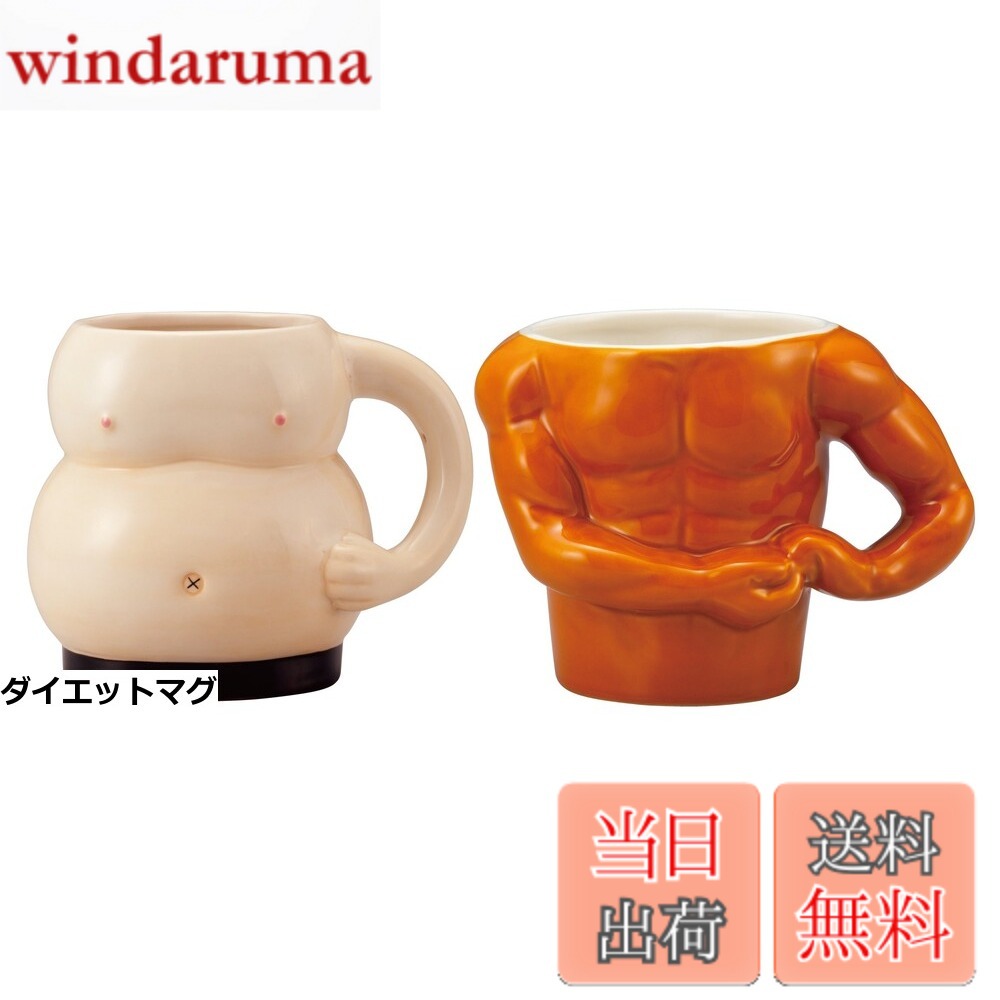 【送料無料】サンアート おもしろ食器 「 ダイエット 」 ビフォーアフタ