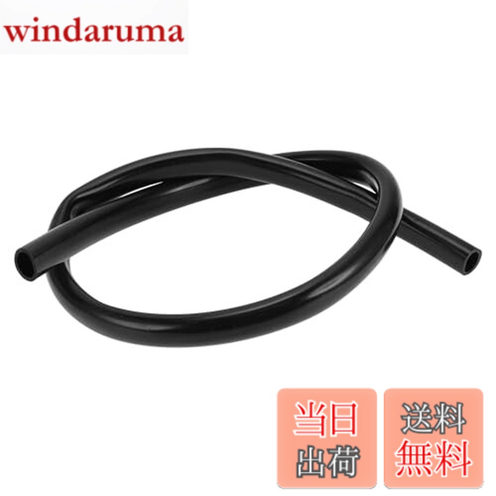 【送料無料】HEROFFIX エアおよびウォーターシリコンバキュームチューブホース 高温用自動車バキュームライン 4FT 11/16" 18mm ID 3-mm厚 黒シリコン