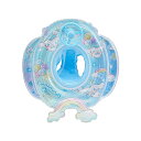 【送料無料】Deniko浮き輪 子供用 ベビー浮き輪 ハンドル付き 足入れ うきわ サンリオ ベビーフロート 強い浮力 水泳リング 可愛い 水遊び プール 海水浴 お風呂 キッズ 男の子 女の子 色:シナモロール