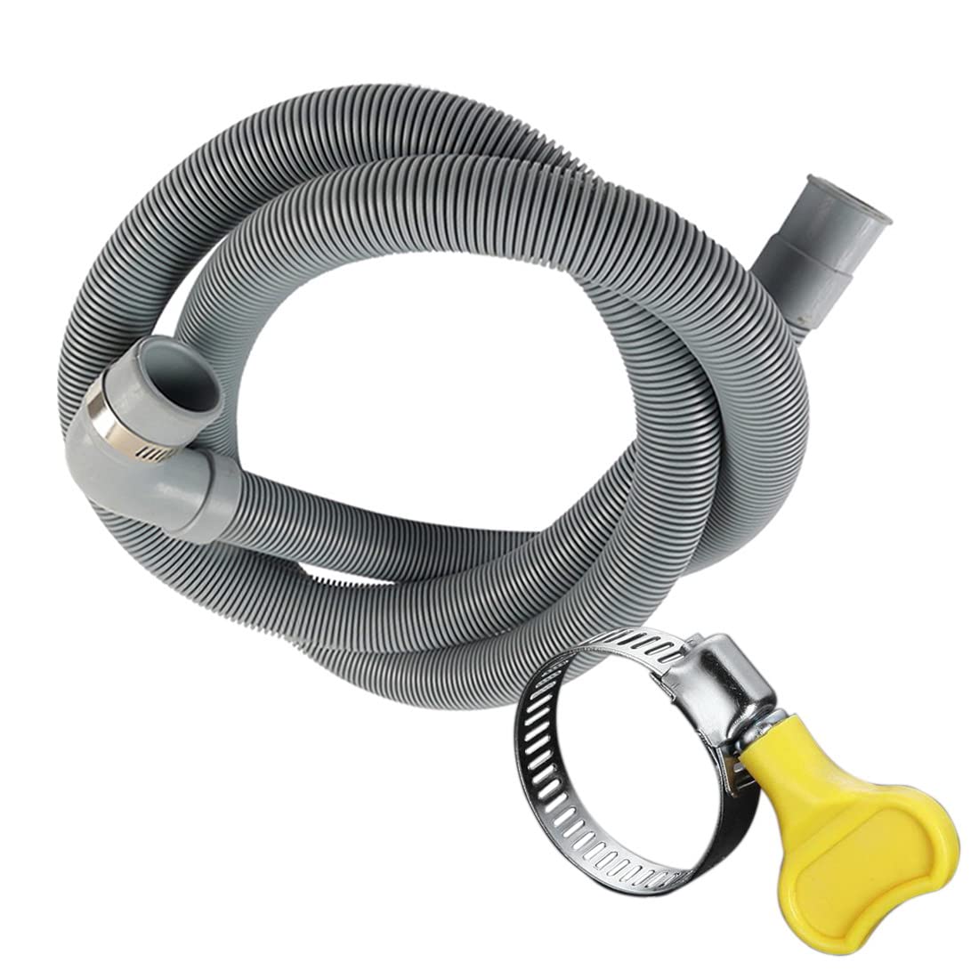 【送料無料】AKNPMHT ドラム式洗濯機排水ホース延長ホース 1M/1.5M長柔軟な肘ドレンホース ...