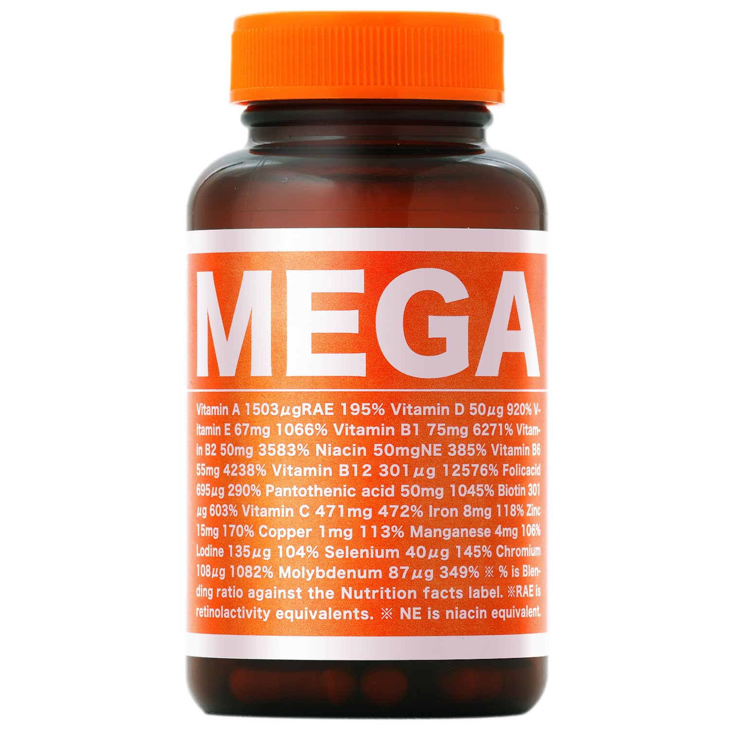 【送料無料】VAVAV MEGA ビオチン マルチビタミン ミネラル サプリメント サプリメント ナイアシン 鉄 ..