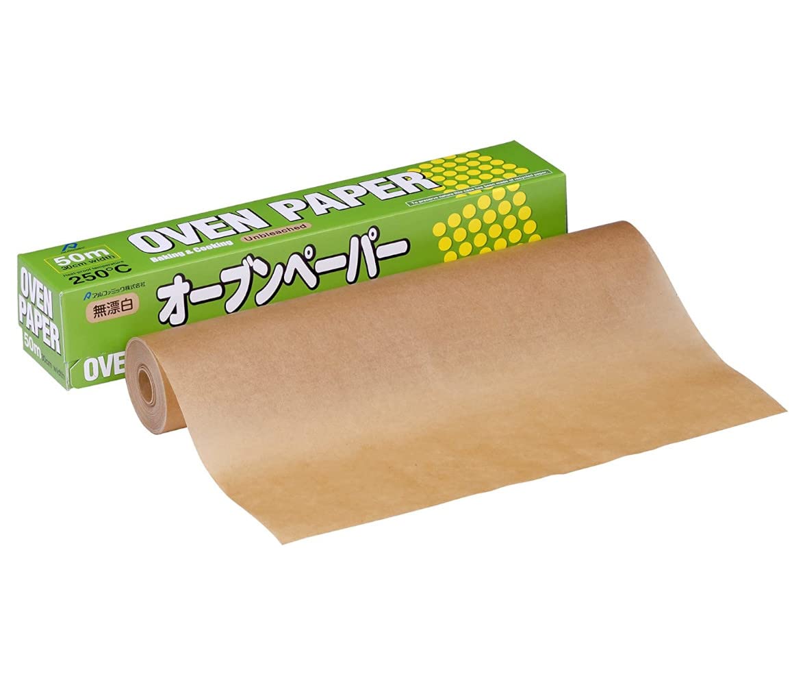【送料無料】アルファミック(Alphamic) オーブンペーパー 30cm×50m 無漂白 色：無漂白、サイズ：30x5000センチメートル (x 1)