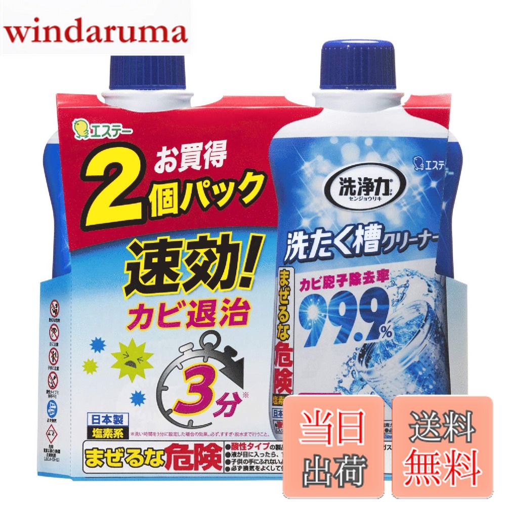 【送料無料】洗浄力 洗たく槽クリーナー 液体タイプ サイズ：2回分