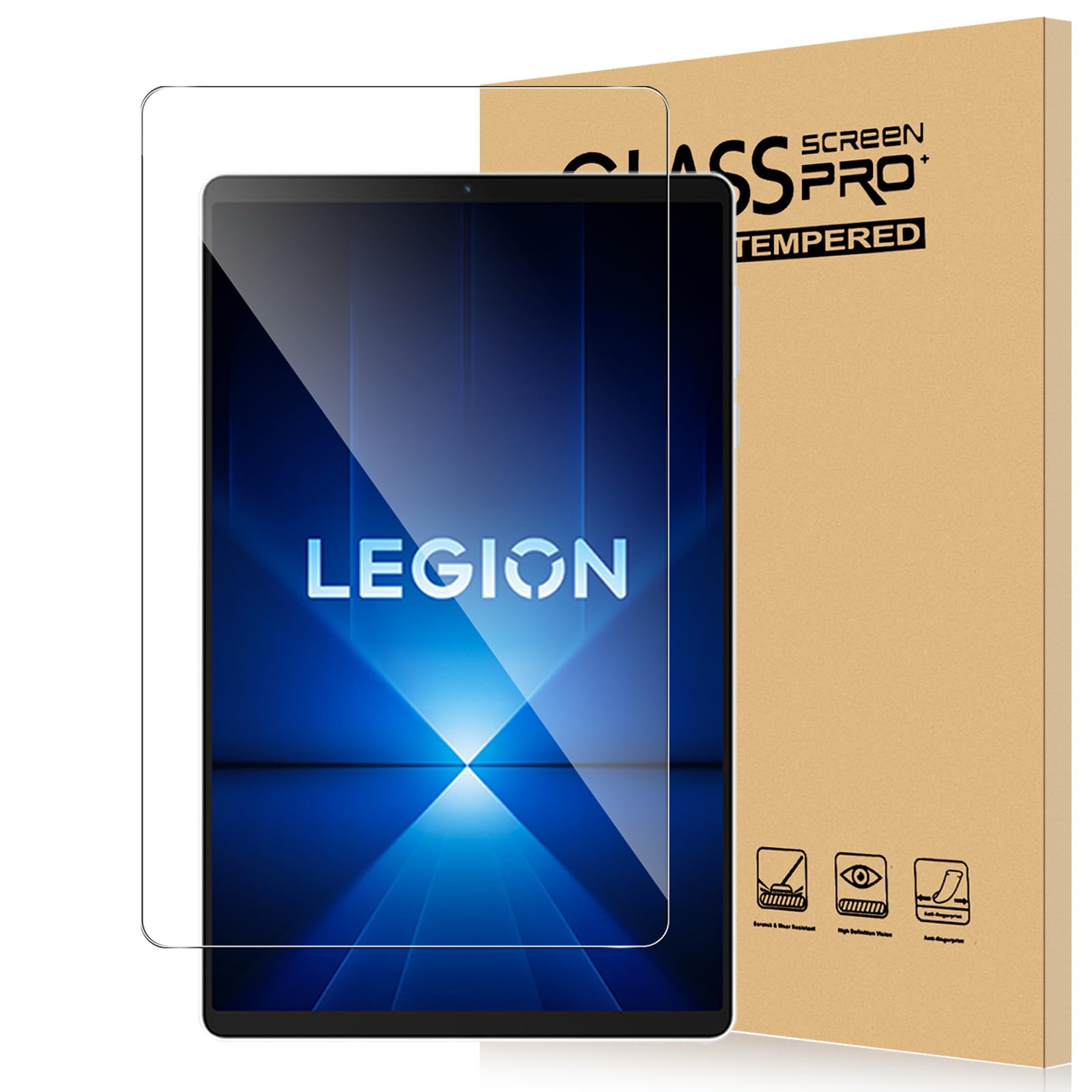【送料無料】For Lenovo Legion Tab Y700 gen4 フィルム 8.8インチ タブレット 強化ガラス 高感度タッチ 高透過率 硬度9H 指紋防止 Greerass 気泡防止 撥水撥油 耐衝撃 貼り付け簡単 液晶保護 超薄飛散防止 タブレット 保護フィルム