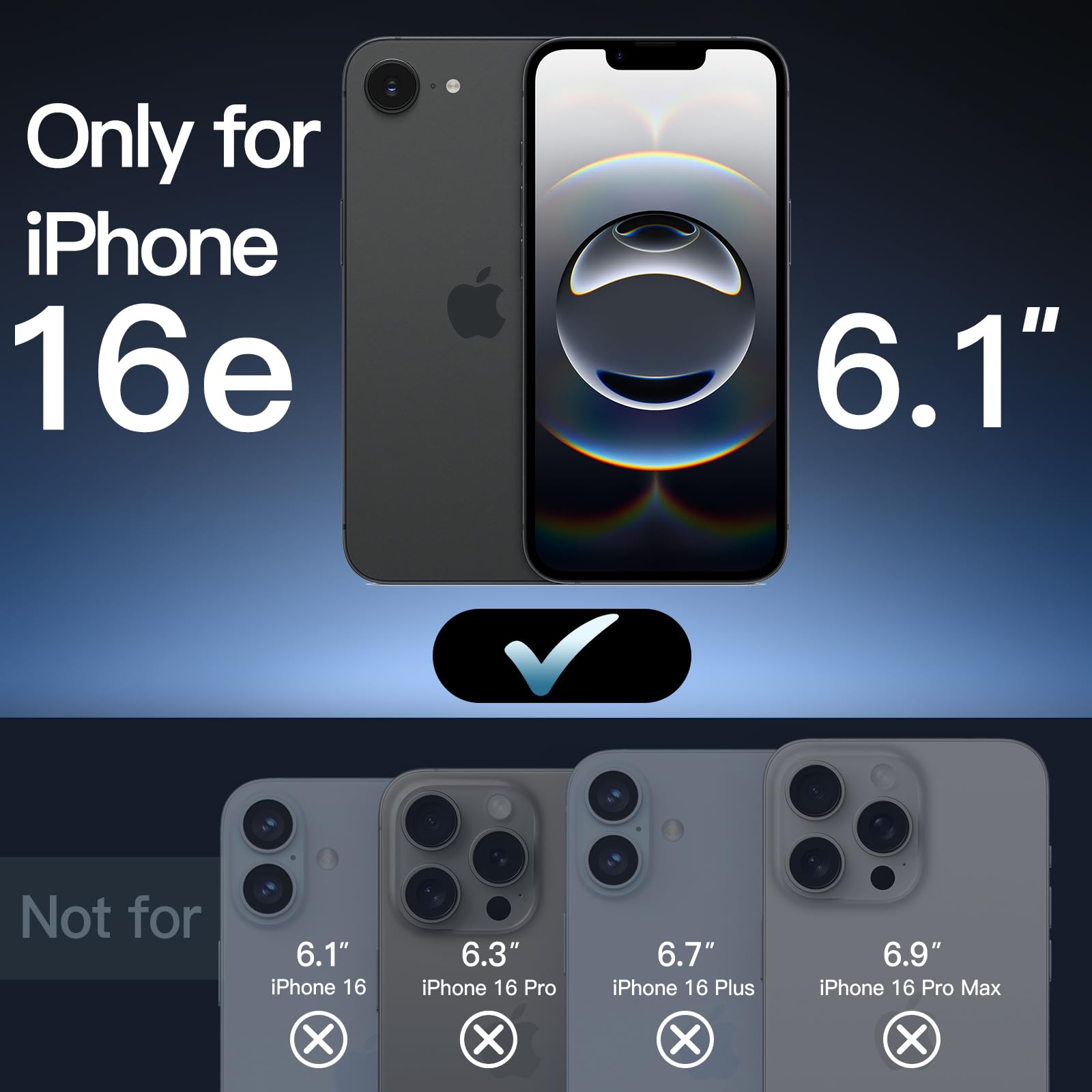 【送料無料】JETech iPhone 16e 6.1インチ2025用 マットケース 耐衝撃性ミリタリー...