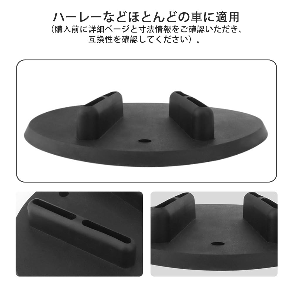 【送料無料】YUWENW バイク用 サイドスタンド キックスタンド 1セット ホルダー バ...