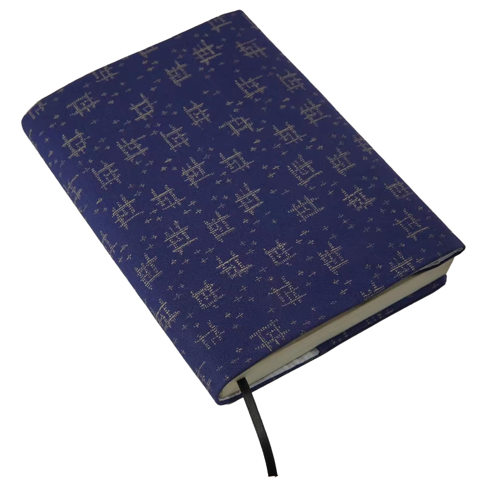 【送料無料】gogesブックカバー裏地防水加工 a5サイズ 布製 — 高級本カバー サイズ調整可能 厚め対応可 しおり付き 軽量 おしゃれ（a5 タローバー）