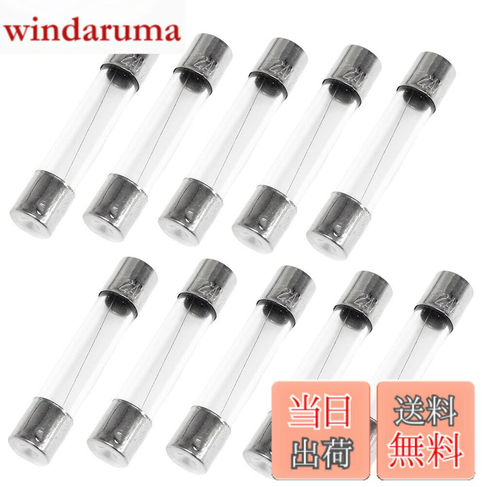 【送料無料】ガラス管ヒューズ 250V 定格電流 20A シバ管ヒューズ ミニ管 ヒューズ ファストブロータイプ ガラスミニ管ヒューズ φ6x30mm 10本入り