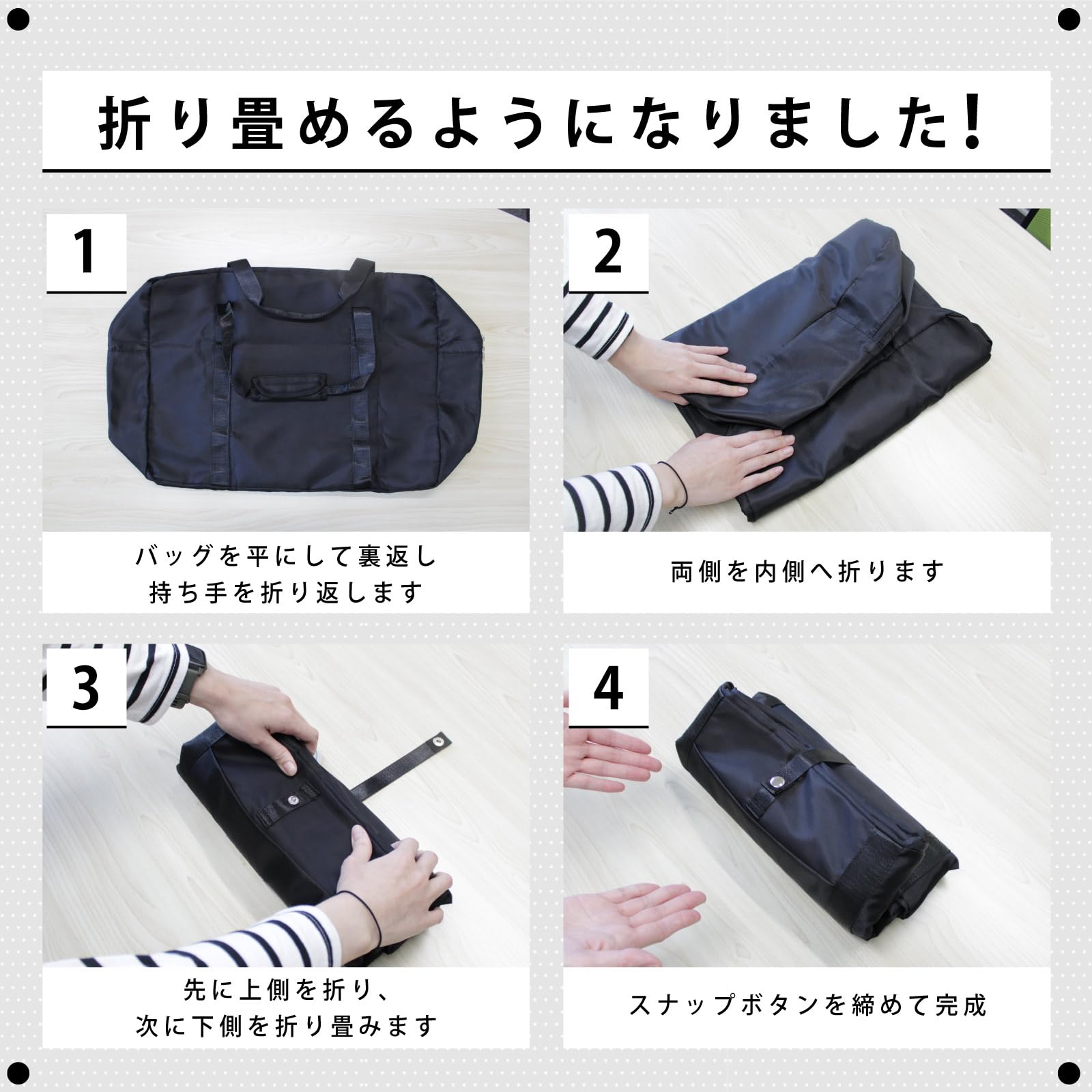 【送料無料】hichago ボストンバッグ 旅行バッグ 3WAY 撥水 大容量 軽量 キャリーオンバッグ 入院 キャリーオンバッグ メンズ レディース 修学旅行 アウトドア 機内持ち込み 1泊 2泊 (パープル) windaruma-10213771 windaruma サンプル画像3