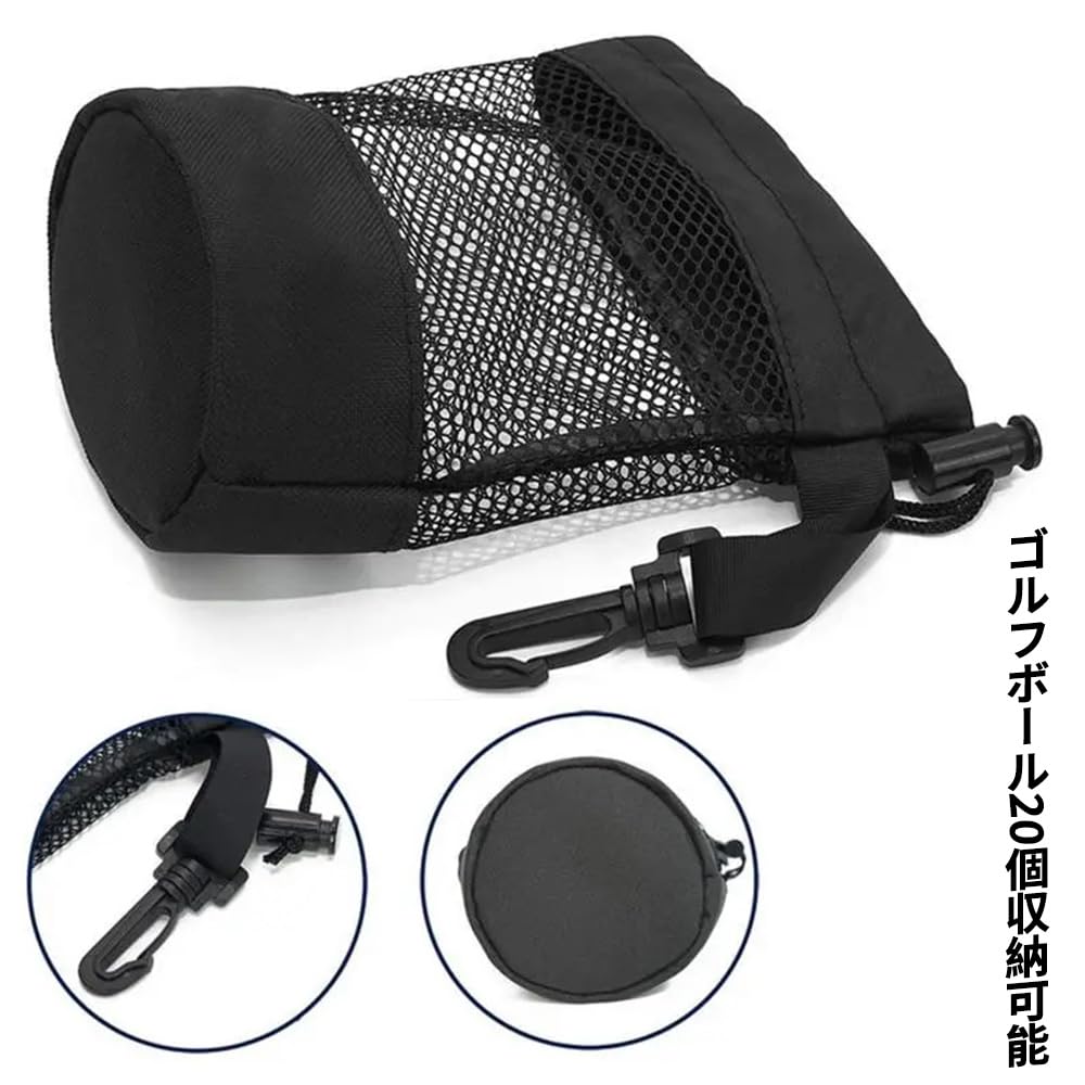 【送料無料】SANJAOYEE ゴルフボールケース ポーチ 16個入れ可能 水洗いOK・速乾性 耐摩耗性 大容量 保管＆持ち運び便利 ボール収納袋 旅行 アウトドア windaruma-10224421 windaruma サンプル画像3