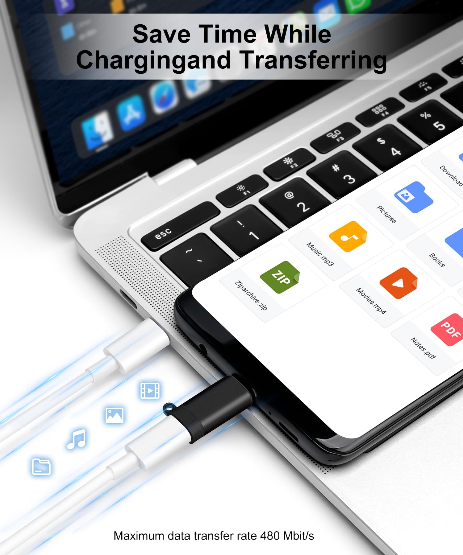 【送料無料】leizhan ライトニングメス-USB-Cオス変換アダプタ（2ピース）、Type-C...