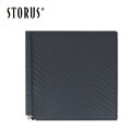 ストラス 【P10倍+買いまわり最大P34倍】STORUS ストラス レザースマートマネークリップ カーボンレザー 二つ折りタイプ 薄い財布