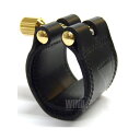 VANDOREN ソプラノサックス用リガチャー バンドレン レザー サックス用アクセサリ リガチャー・キャップ(2)