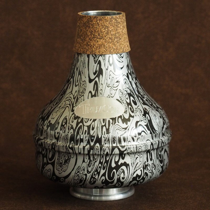 TrumCor トランコア / 《Doc-Ouflage》 Zinger DCZ-011 (Silver Swirls / Black) ワウワウ トランペット用 ミュート トランペット用アクセサリ トランペット用ミュート