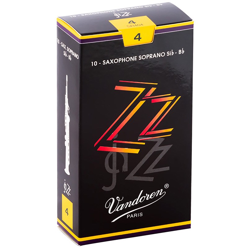 VANDOREN 「4」ソプラノサックス用リード バンドレン ZZ (ジージー) サックス用アクセサリ リード
