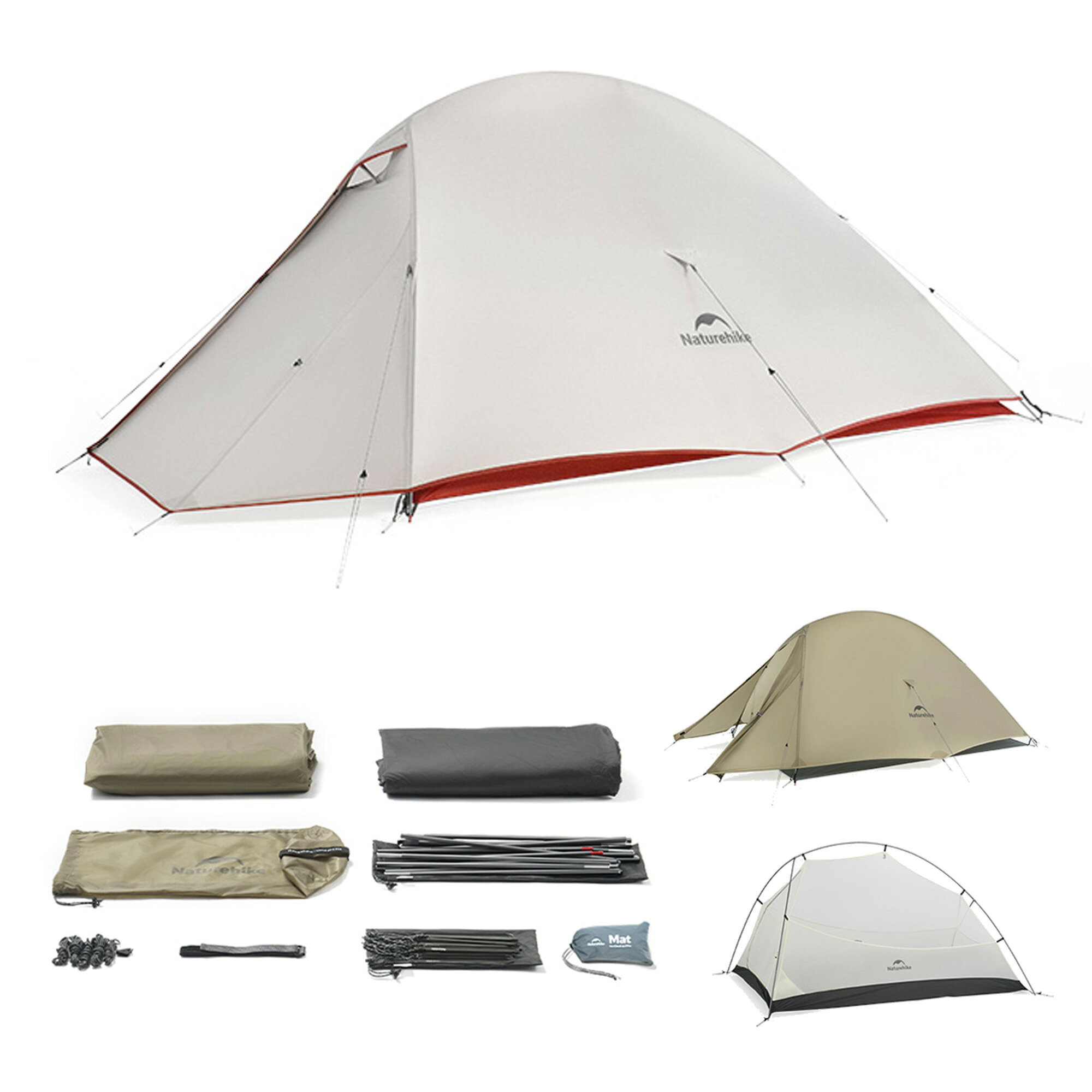 楽天市場】naturehike hiby3 2-3人用の通販