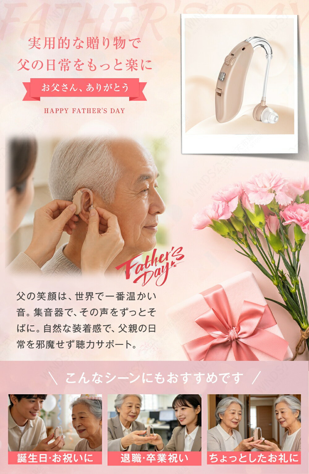 集音器 片耳 高齢者 充電式 コンパクト ワイヤレス USB充電式 軽量 約7g 眼鏡共用 ...