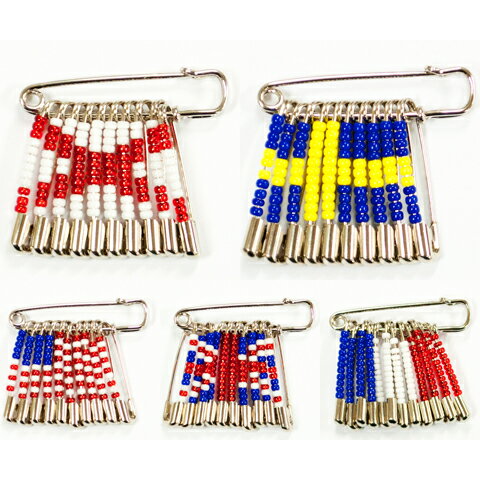 Butler Verner Sails｜ビーズ国旗モチーフピン