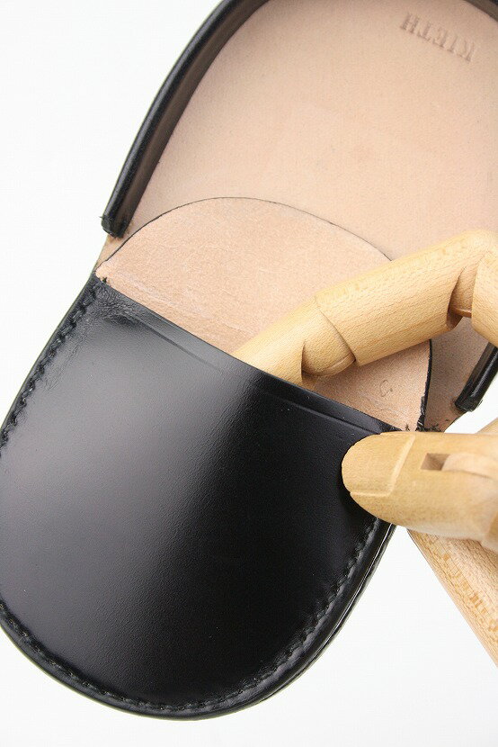 【送料無料】(キース) KIETH コードバンの馬蹄型コインケース ブラック 日本製 馬革 本革 メンズ 財布 小銭入れ|結婚式 メンズ ブランド 革 スーツ ビジネス おしゃれ お洒落 おすすめ プレゼント 男性 ギフト 高級 シンプル