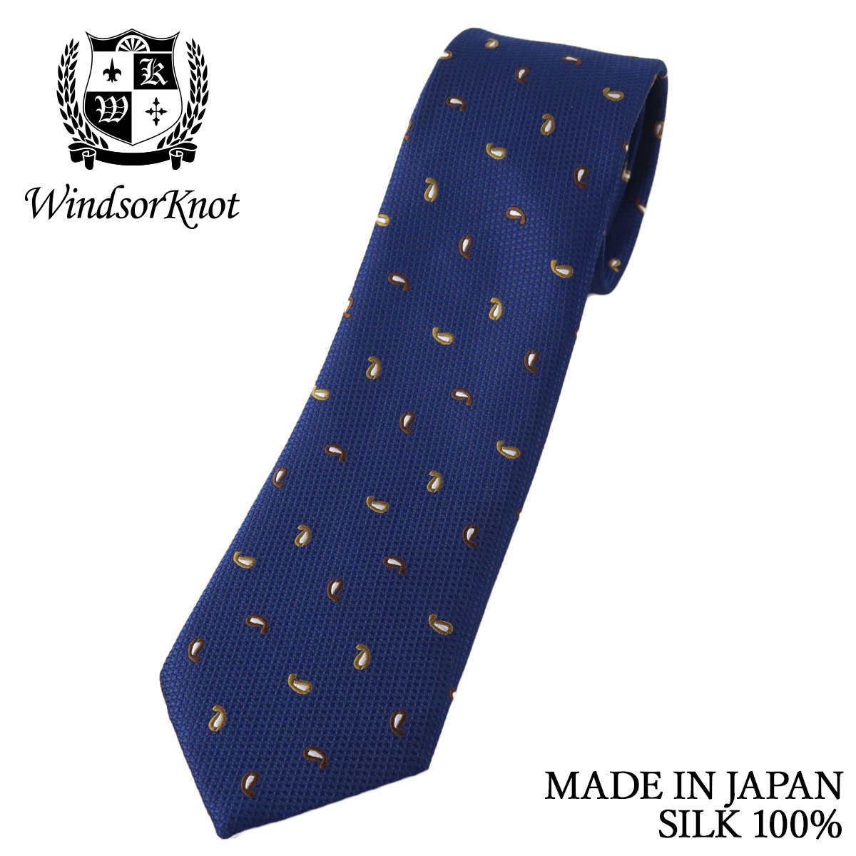 ウィンザーノットネクタイペイズリー...