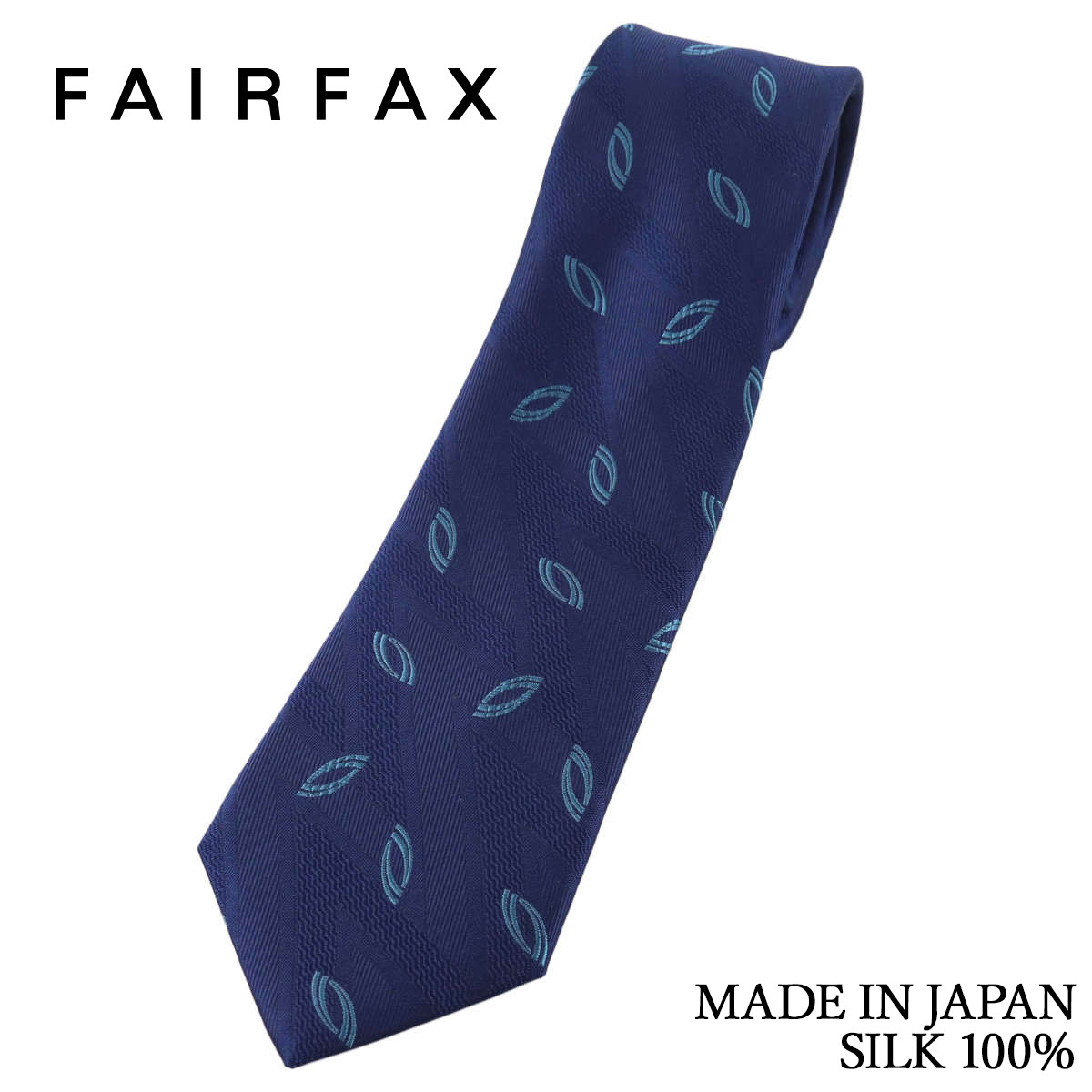 Other - フェアファクス FAIRFAX ネクタイ 小紋 ネイビー 京都丹後生地 シルク100% 日本製 ハンドメイド メンズ 父の日