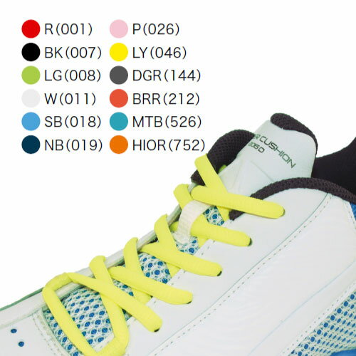 樂天商城 - ヨネックス オーバルシューレース （ AC570 ）[ YONEX GAC シューズアクセサリー ]【メーカー取寄せ商品】