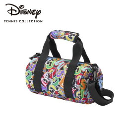 ミッキーマウス アルファベットミックスデザイン ミニドラムバッグ（DTB002）Disney TENNIS COLLECTION